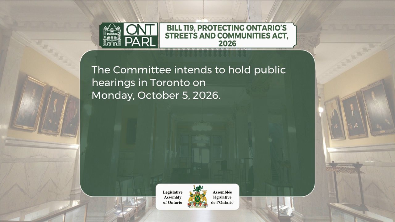 Ontario Parliamentary Network channel preview